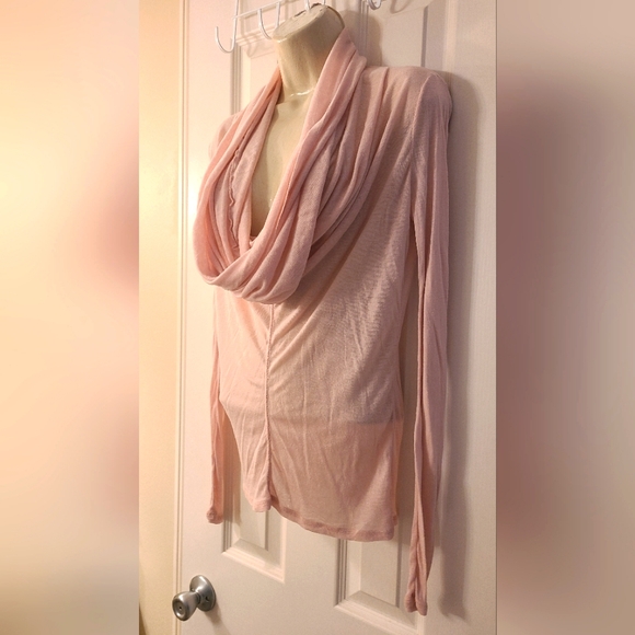 VS Tee-Shop Pale Pink Cowl-Neck Top - Picture 9 of 14